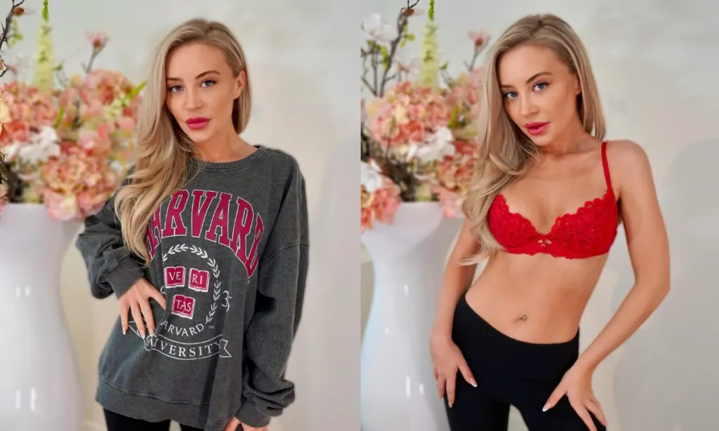 Aubrey Kalis: 4K UHD 180° Blonde Striptease