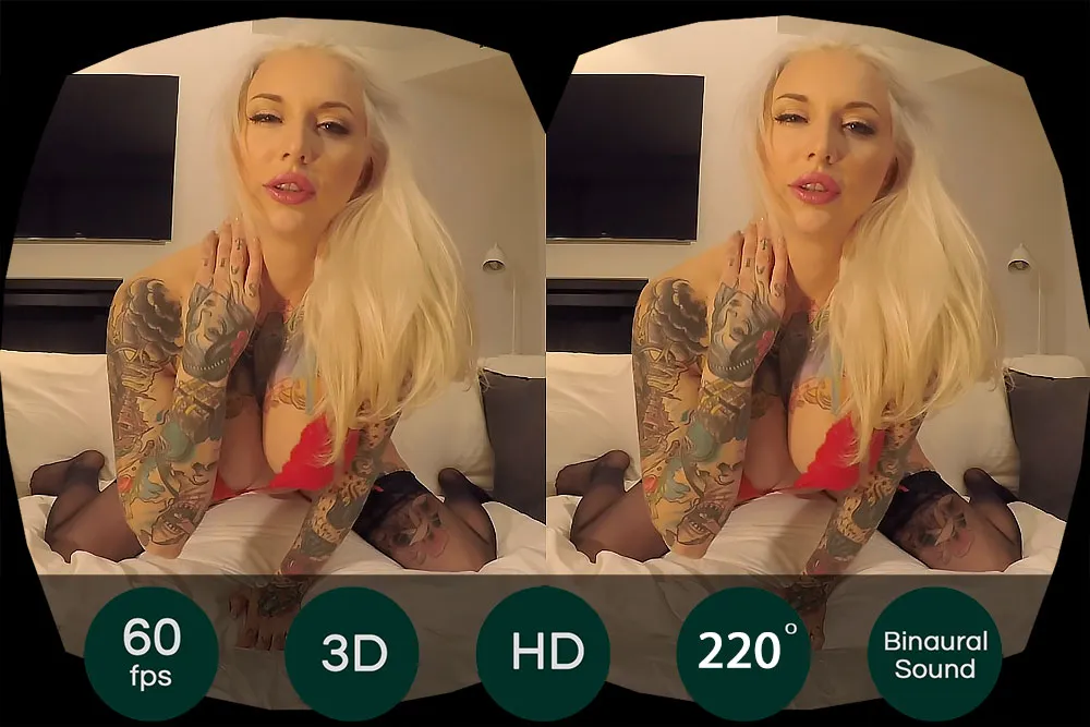 Rachel Rampage & Tyrese Darnell Johnson: Binaural Solo Fingering in VR - HD 3D Video