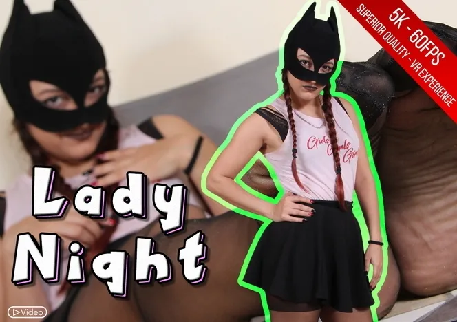 LadyNight in Black Stockings & Silver Heels: A Feet & Stockings Fetish Game [LadyNight, Virtual Reality, 360\u00b0]