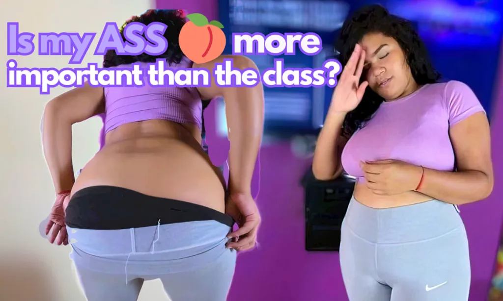 Is my professor's Big Ass More Important than the Class? - Brunette Performer's Name, Performer 2's Name, Performer 3's Name - VR 180deg Experience