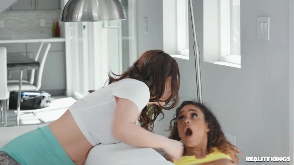 Mick Blue, Scarlit Scandal, Maddy May - Surprising Catch in the Living Room