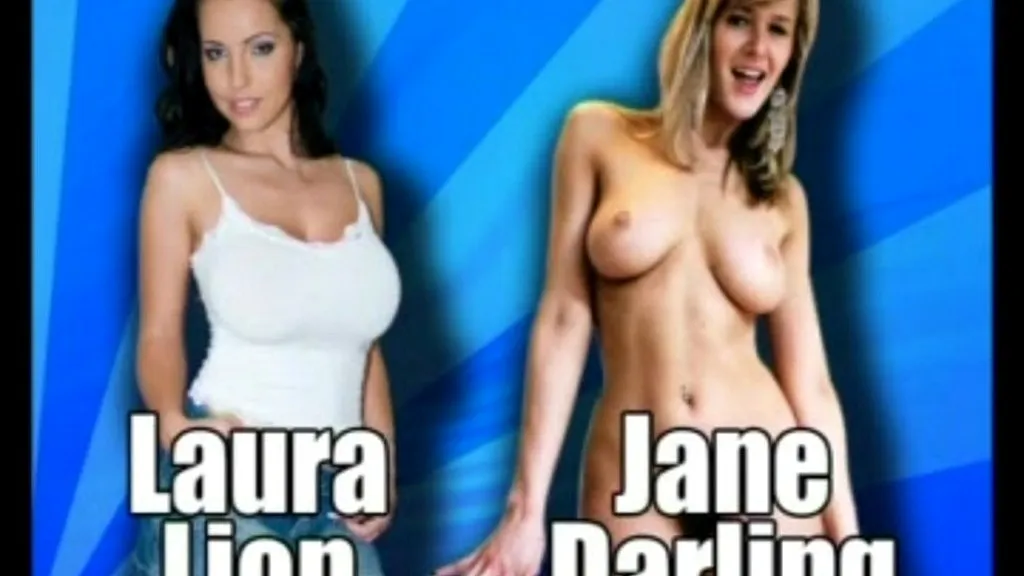 Jane Darling, Laura Lion in Natural Boobs Outdoor 2-On-1 Sex Scene