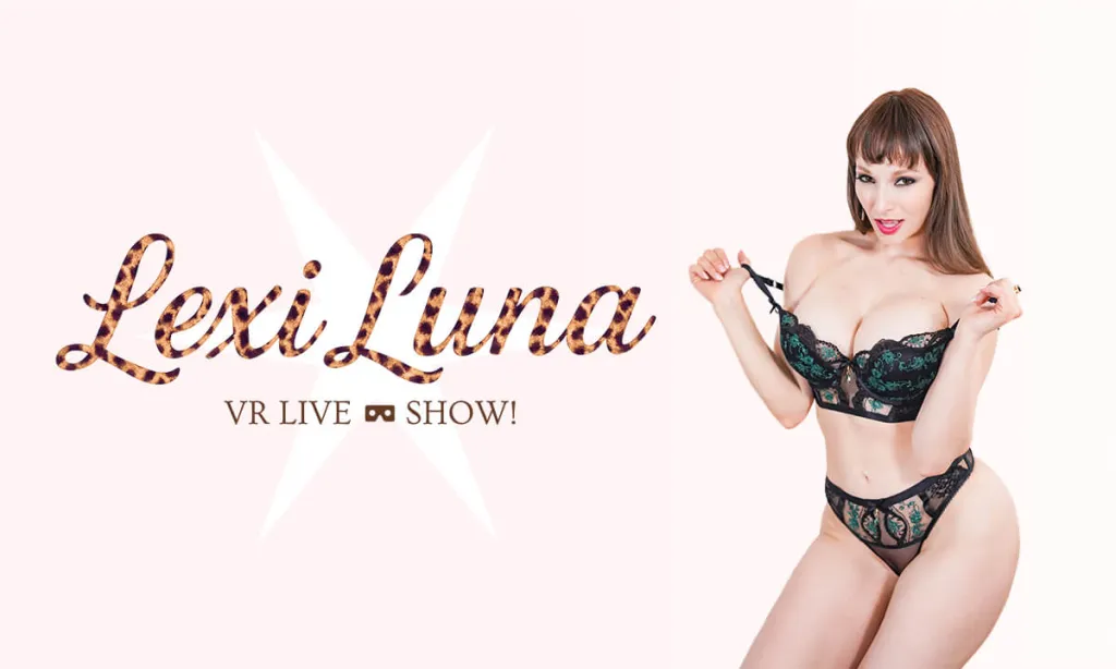 Lexi Luna's First VR Masturbation Show: 6K Fingering and Shaved Pussy
