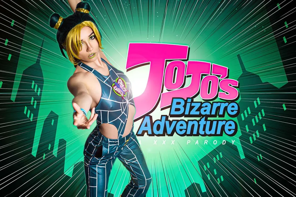 Maya Woulfe as Jolyne Cujoh in Jojo's Bizarre Adventure Prison Parody - Brunette Cosplay Blowjob Scene