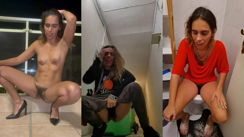 Joy Karen Off: HD Hairy Piss and Small Tits Video