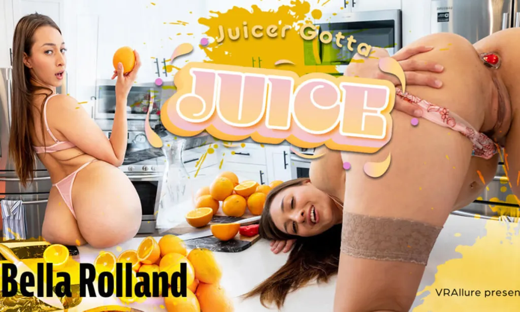 Bella Rolland's 180° 8K VRKitchen Experience: Big Boobs, Stockings, & Intimate Close-ups