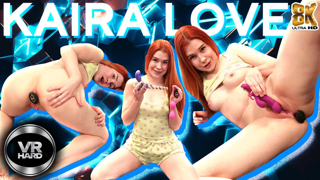Kaira Love's Solo Anal Masturbation in VR - HD & 60 FPS