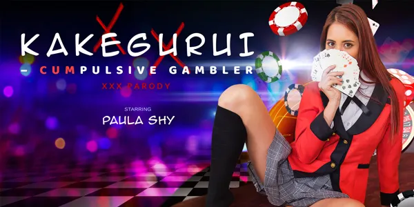 Paula Shy in Kakegurui-Inspired VR Blowjob Scene
