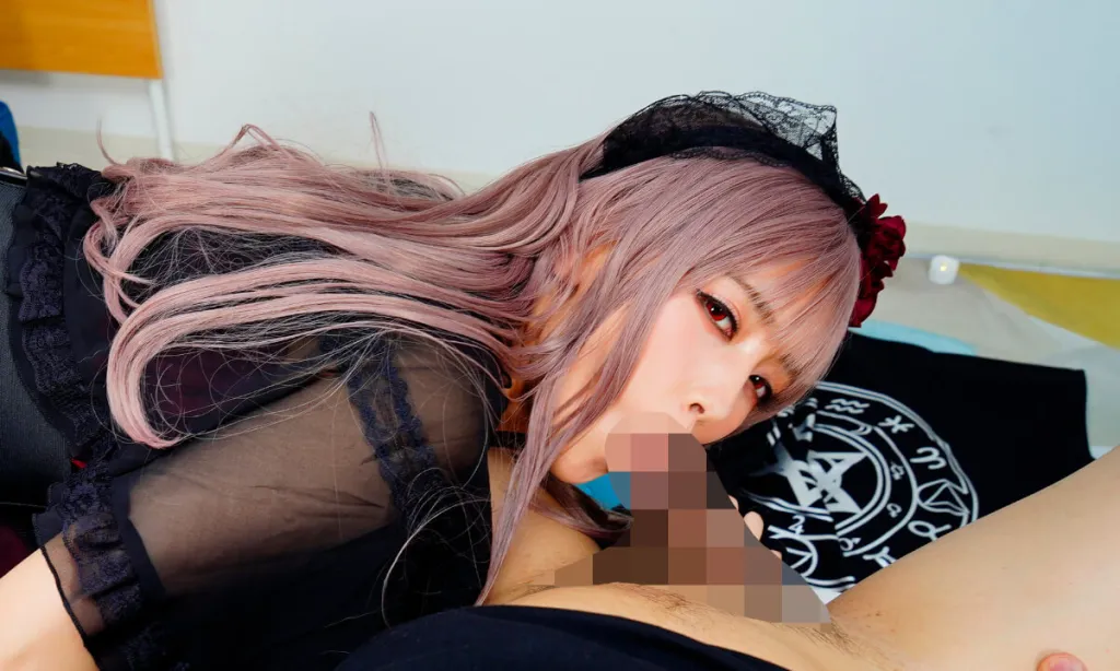 Kanna Misaki's Cow Girl and Reverse Cow Girl 3D VR Video - Cum in Mouth (180°, 60 FPS, UHD 4K)