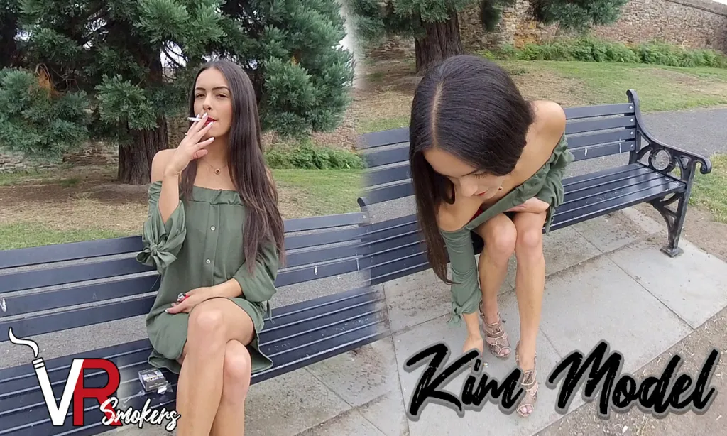 Kim Model - Fetish Solo: High Heels & Natural Tits Outdoors (HD)