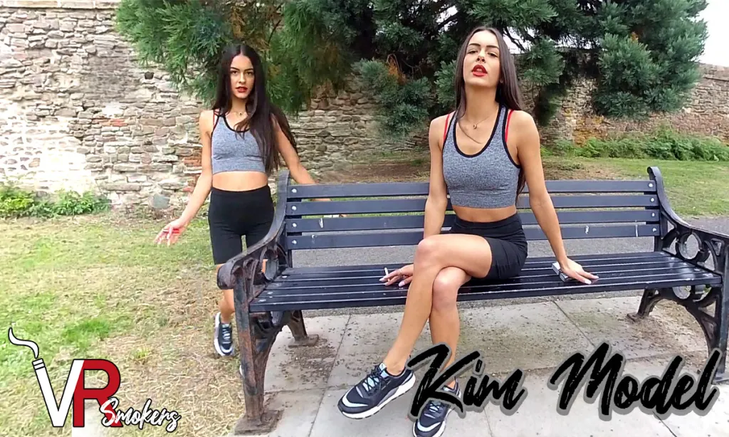 Brunette Kim Model's Outdoors Fetish Solo Video - HD, 180\u00b0, Binaural Sound