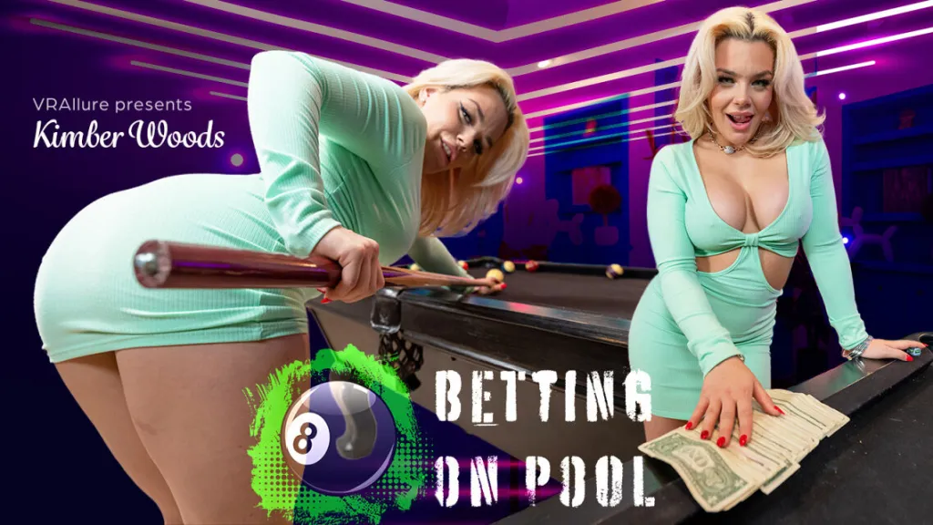 Kimber Woods' Gamble: 8K VR Porn - Solo Fingering Session
