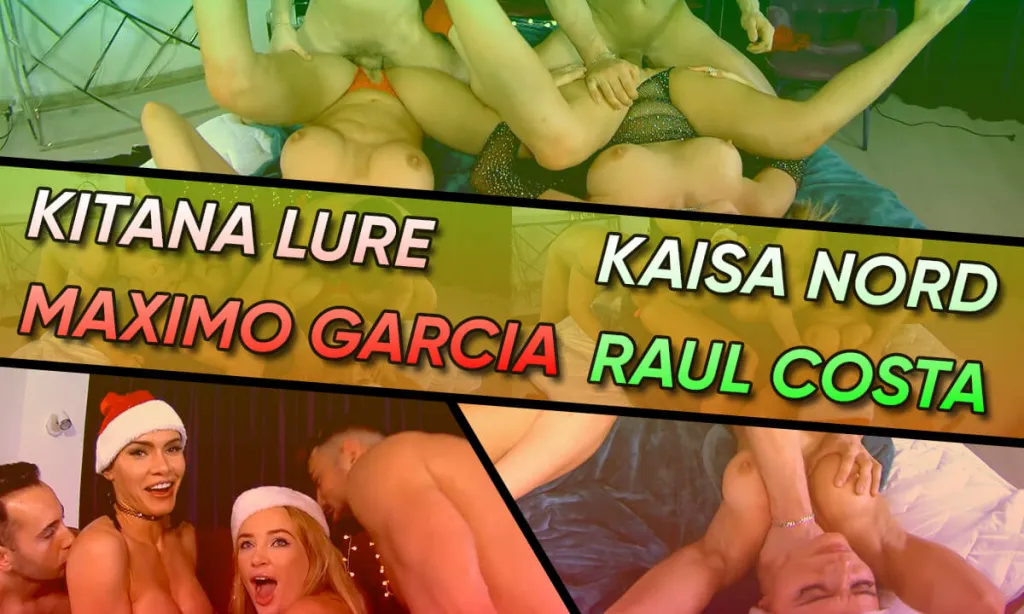 Kitana Lure, Kaisa Nord, Maximo Garcia & Raul Costa - Russian Christmas GONZO 180° VR 4K
