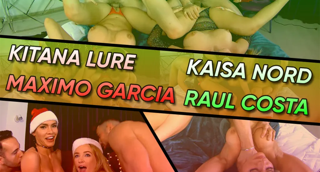 Kitana Lure, Kaisa Nord & Maximo Garcia - Blonde Binasual VR Fingering & Pussy Licking Session