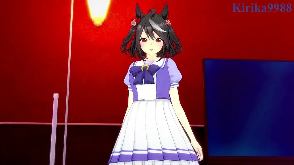 3D Anime: Big Boobs Hentai with Black Kitasan, Opai Performer