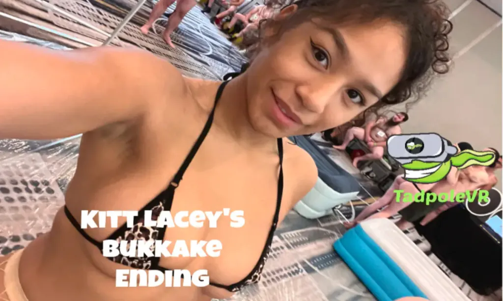 Brunette, Blondes, and Redhead: Amateur Brunette Bukkake - VR Porn