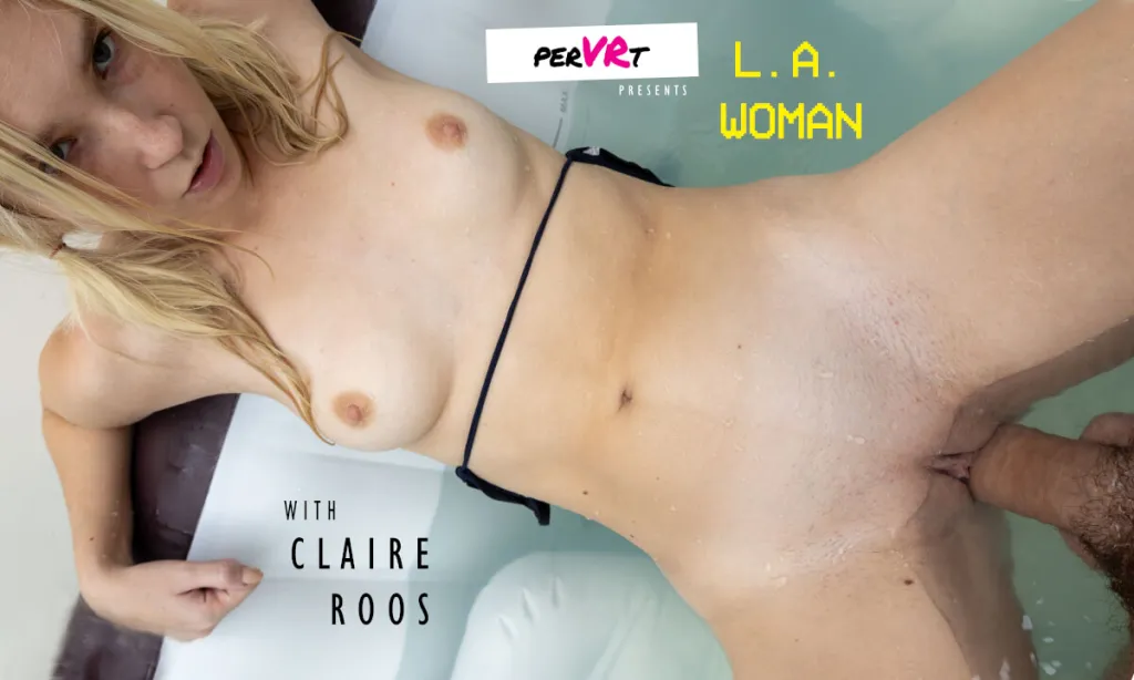 Claire Roos & Dick Dixxon - Missionary, Cow Girl, Reverse Cow Girl in Bikini (60 FPS, VR 180°)