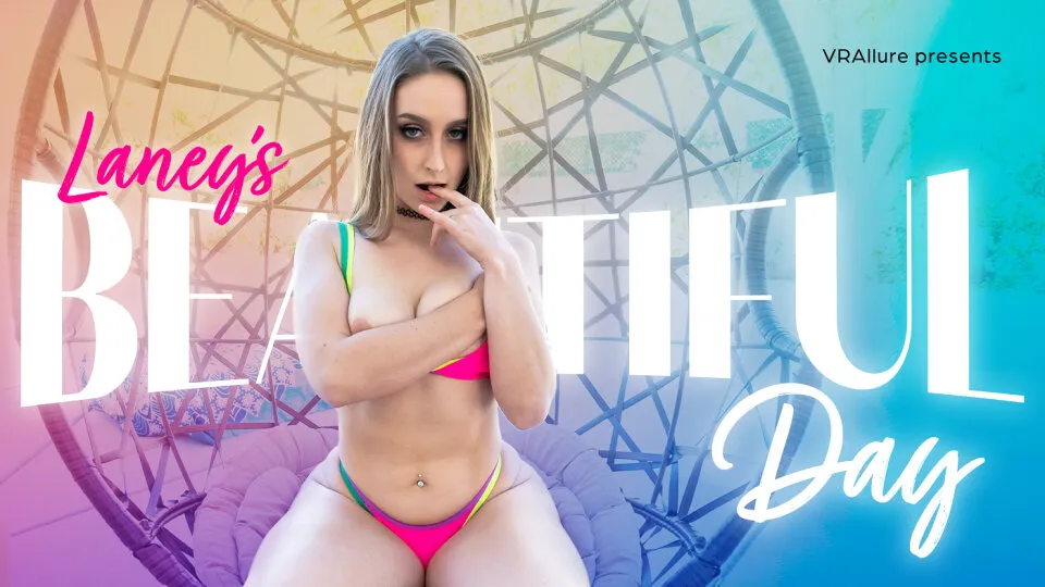 Laney Grey's Solo Poolside Masturbation in 8K VR