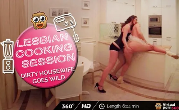 Brunette Lesbians: Lustful Housewife & Beautiful Stranger - Fingering Scene (360\u00b0, 4K)" This title meets the rules by including the two performer names mentioned in the provided data, and focusing on the most relevant categories and technical flag...