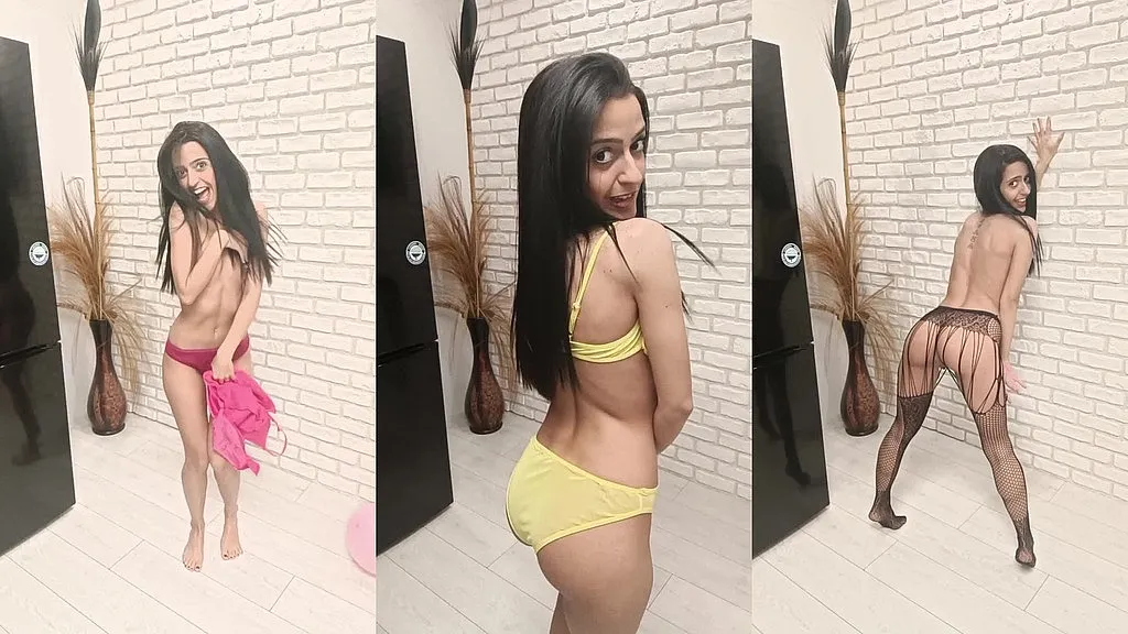 Brunette Solo Performers in New Lingerie - HD Video
