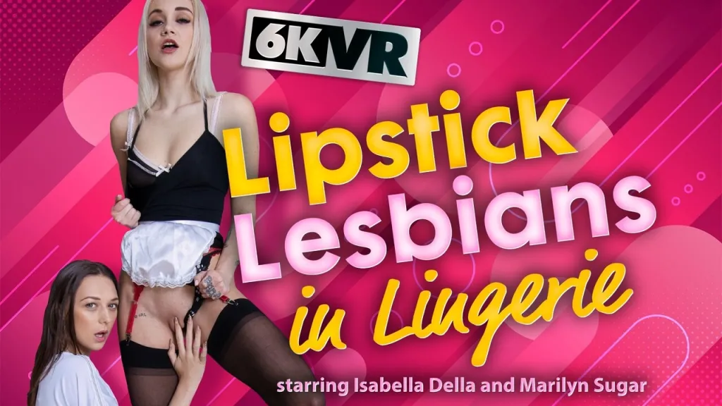 Marilyn Sugar and Isabella De Laa - Stockings, Lingerie, and Lesbian Fingering in HD