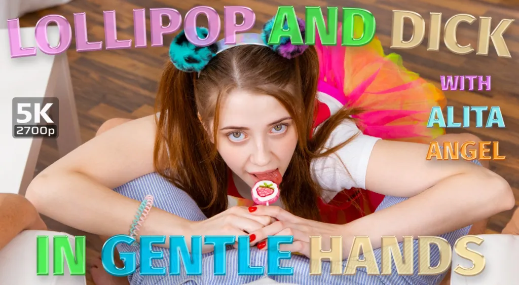 Alita Angel's Lollipop Blowjob & Cowgirl 3D HD Video