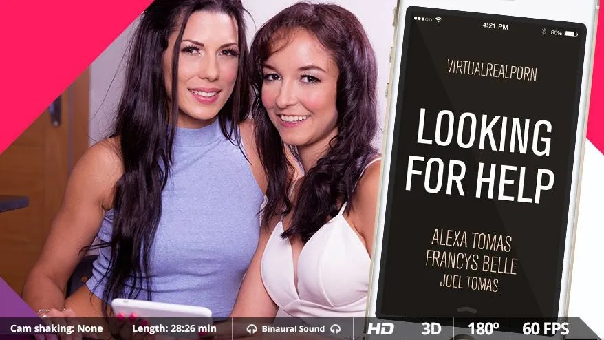 Francys Belle, Alexa Tomas, Joel Tomas - Spanish Threesome in VR with Binaural Sound