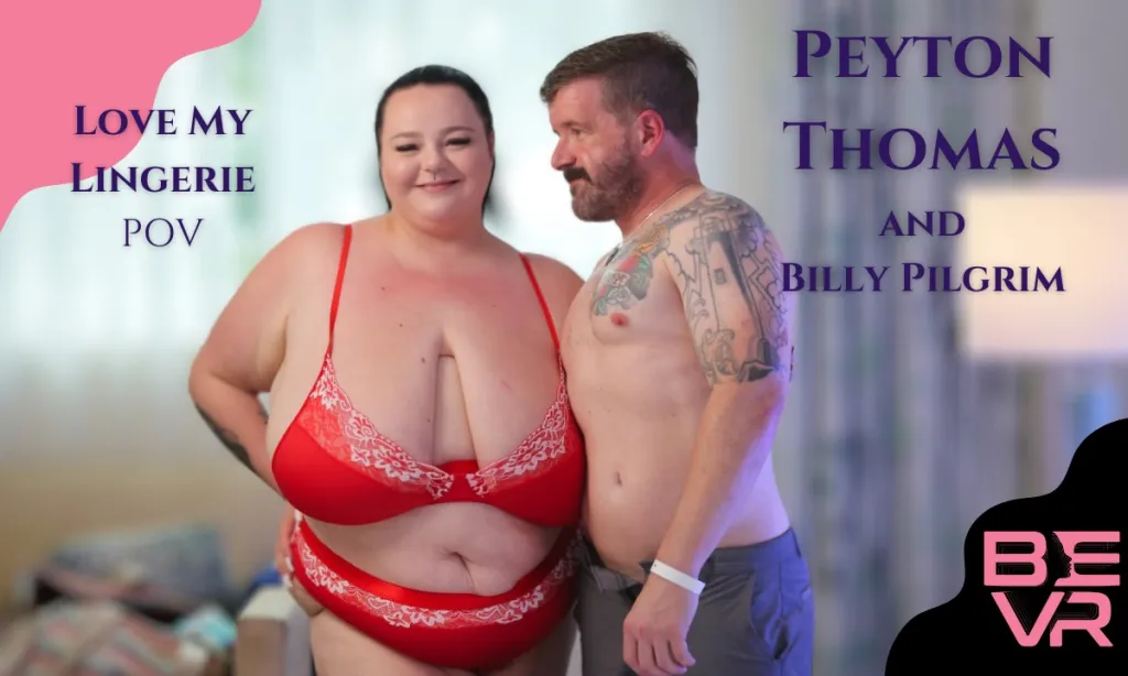 Peyton Thomas's Hot Brunette Blowjob & Titty Fuck - HD VR Video