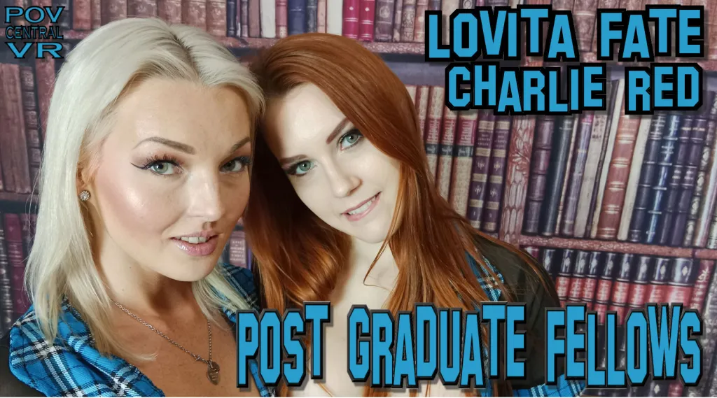 Charlie Red and Lovita Fate's Seductive Blowjob Studsession (VR, POV)