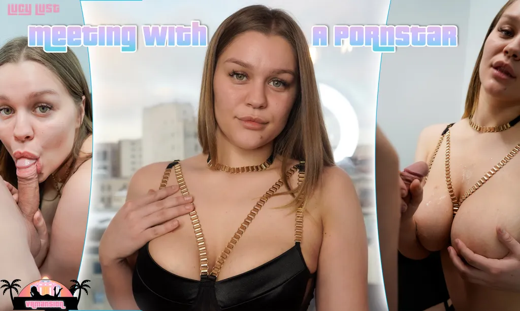 Lucy Lust's Blonde Tattooed Blowjob - VR 180° HD Fingering Session