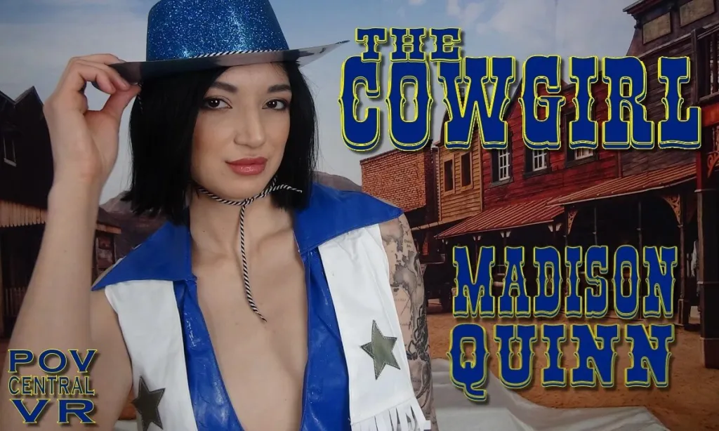 Madison Quinn's Cowgirl Creampie - VR 180° & 4K