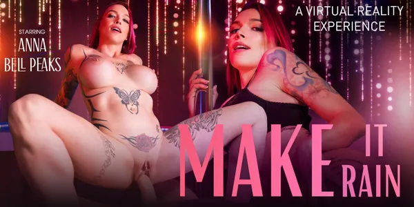 Anna Bell Peaks: Immersive Striptease & Blowjob in VR