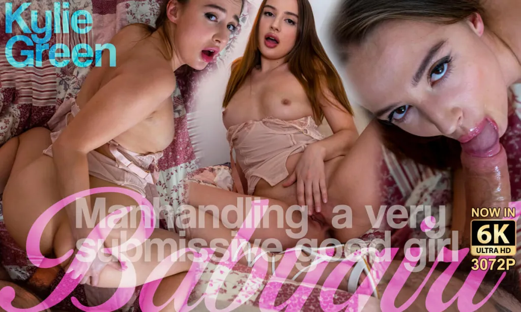 Kylie Green's Brunette 180° POV 4K Doggy Style in Stockings