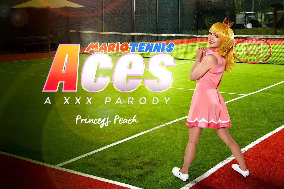 Lilly Bell as Princess Peach in 7K VR Blowjob & Cosplay Parody