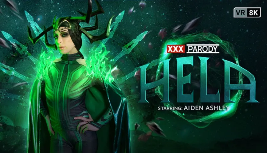 Aiden Ashley as Hela's Godly Cosplay Sex: VR Repowering Experience