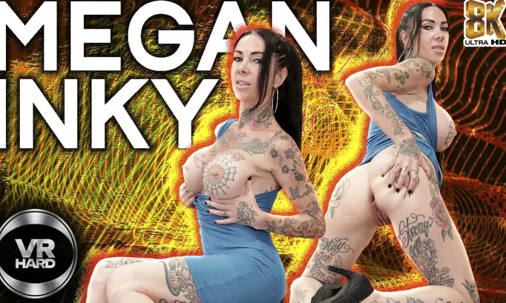 Megan Inky's Brunette Fingering Session - 180° 4K VR