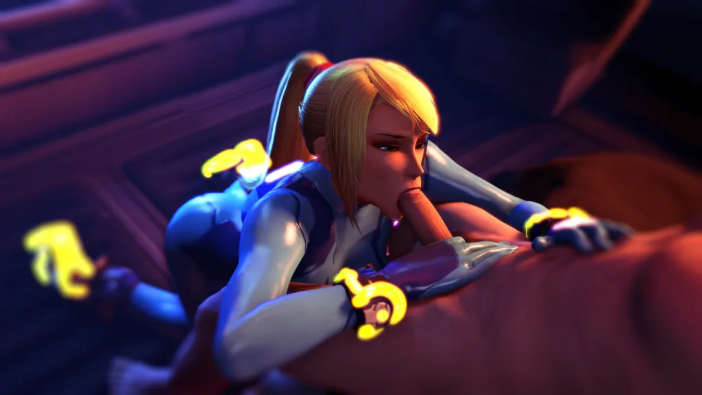 Samus Aran's VR Blowjob Experience
