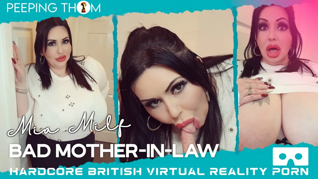 Mia MILF's Hot MILF Performances - Stockings, Brunette, Titty Fuck