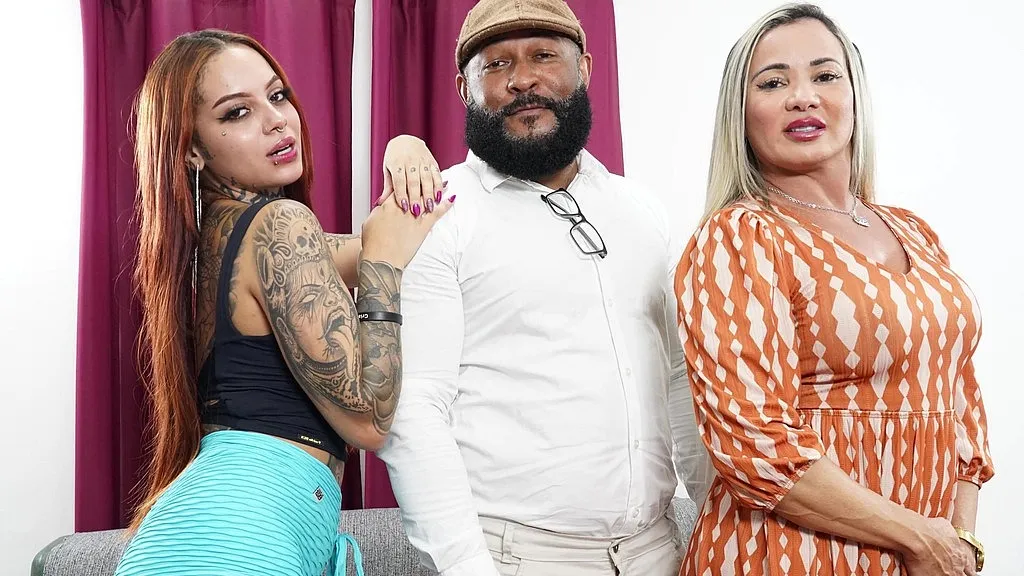 Bianca Naldy, Rapha Ninfeta, Jota - MILFs Big Dick Anal Sex Scene
