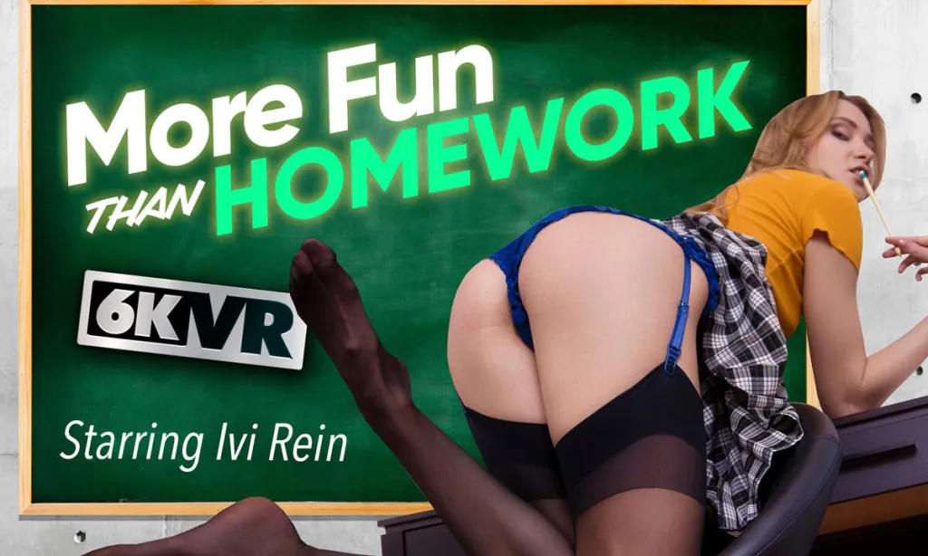 Ivi Rein's Russian Masturbation Experience in 180° VR with 60 FPS