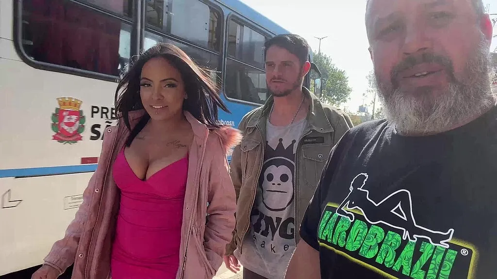 Luana Aguiar, Alex Victor, Binho Ted: Brunette Triple Threat - Anal, Blowjob, Natural Tits (UHD)