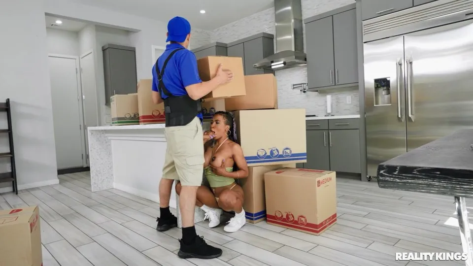 Demi Sutra, Mick Blue - Black Couple's Indoor Cowgirl & Blowjob