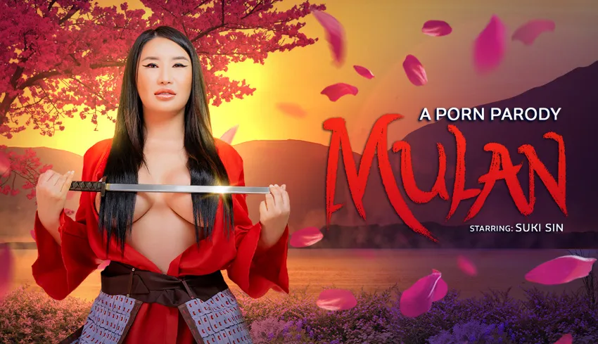 Mulan VR Cosplay: Suki Sin's Asian Babe Deep Throat & Sex Training