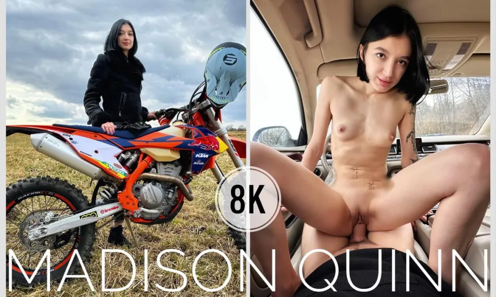 Madison Quinn's Outdoor Cow Girl Experience: 60FPS 4K Virtual Reality