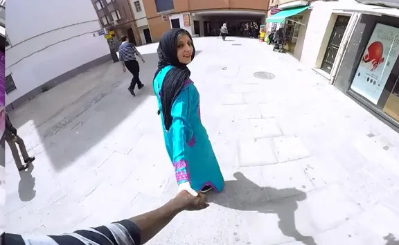 Siona Gold's Interracial Doggy Style Video - 180° VR, 60 FPS