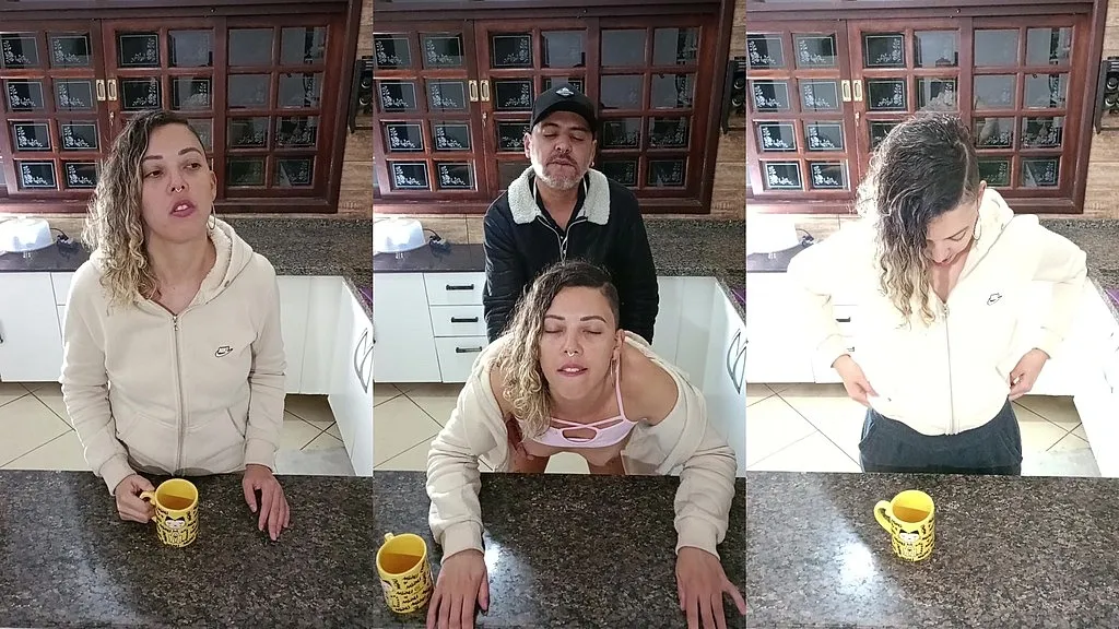 Victor and Gabi's Rough Step Family Scene: Mature MILF with Perfect Tits and Anal Play