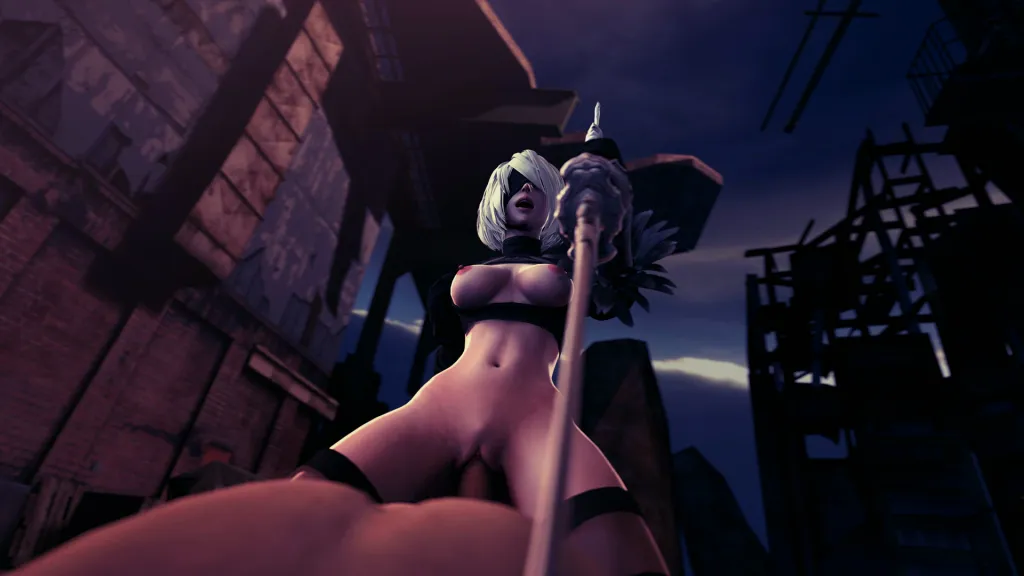 2B'sVR Cow Girl Experience - Hentai Animation
