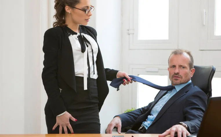 Nikita Bellucci and George Uhl in Executive Secretaries: HD Erotic Blowjob and Anal Scene