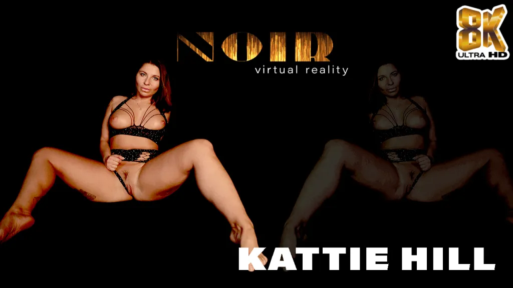 Kattie Hill - Solo Fingering Session in HD - Brunette with Tattoos and Big Natural Tits
