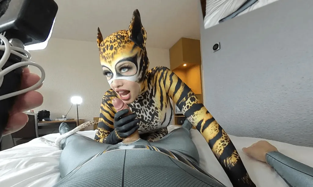 Nora Fox in Missionary, Doggy Style, and Cosplay 4K 180° VR Video